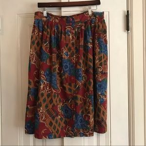 VINTAGE Classic Expressions 1980s skirt.